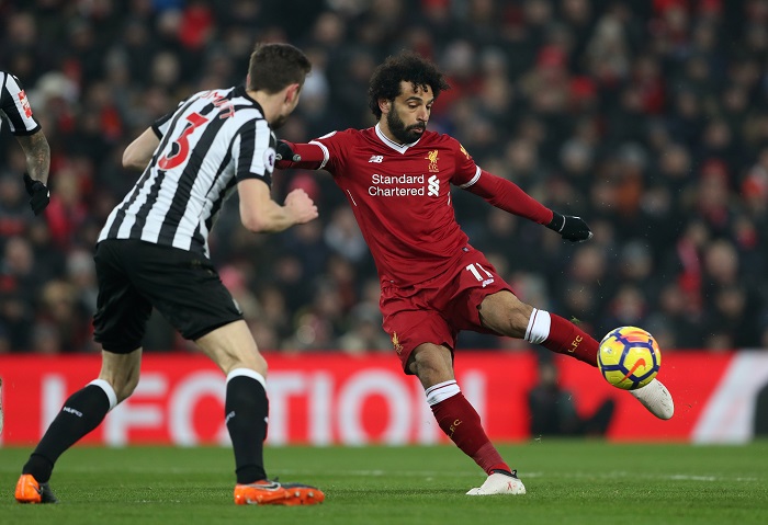 محمد صلاح أمام نيوكاسل يونايتد
