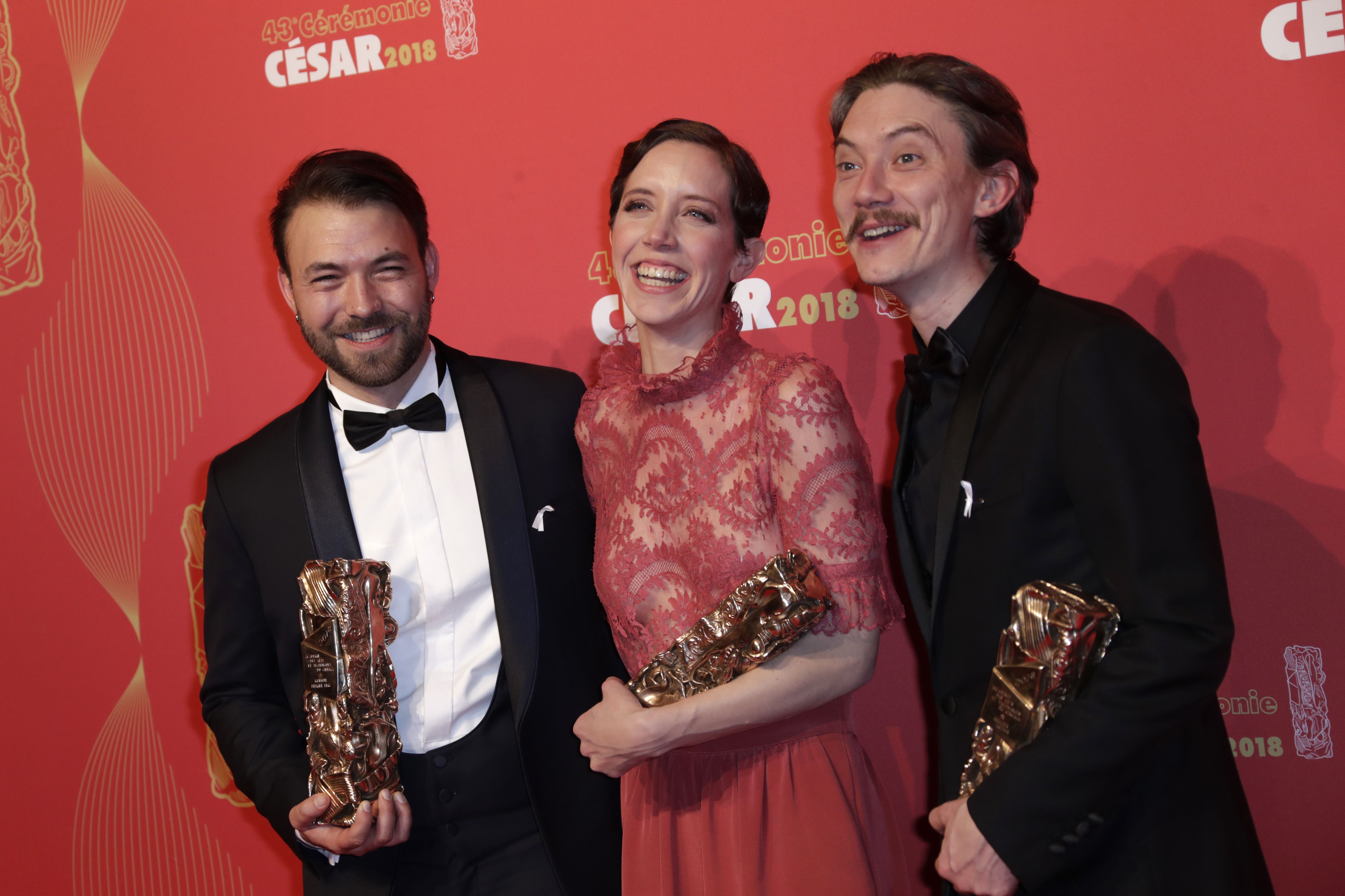هوبيرت شارويل و الممثلة الفرنسية سارة جيروديو وجائزة أفضل ممثلة