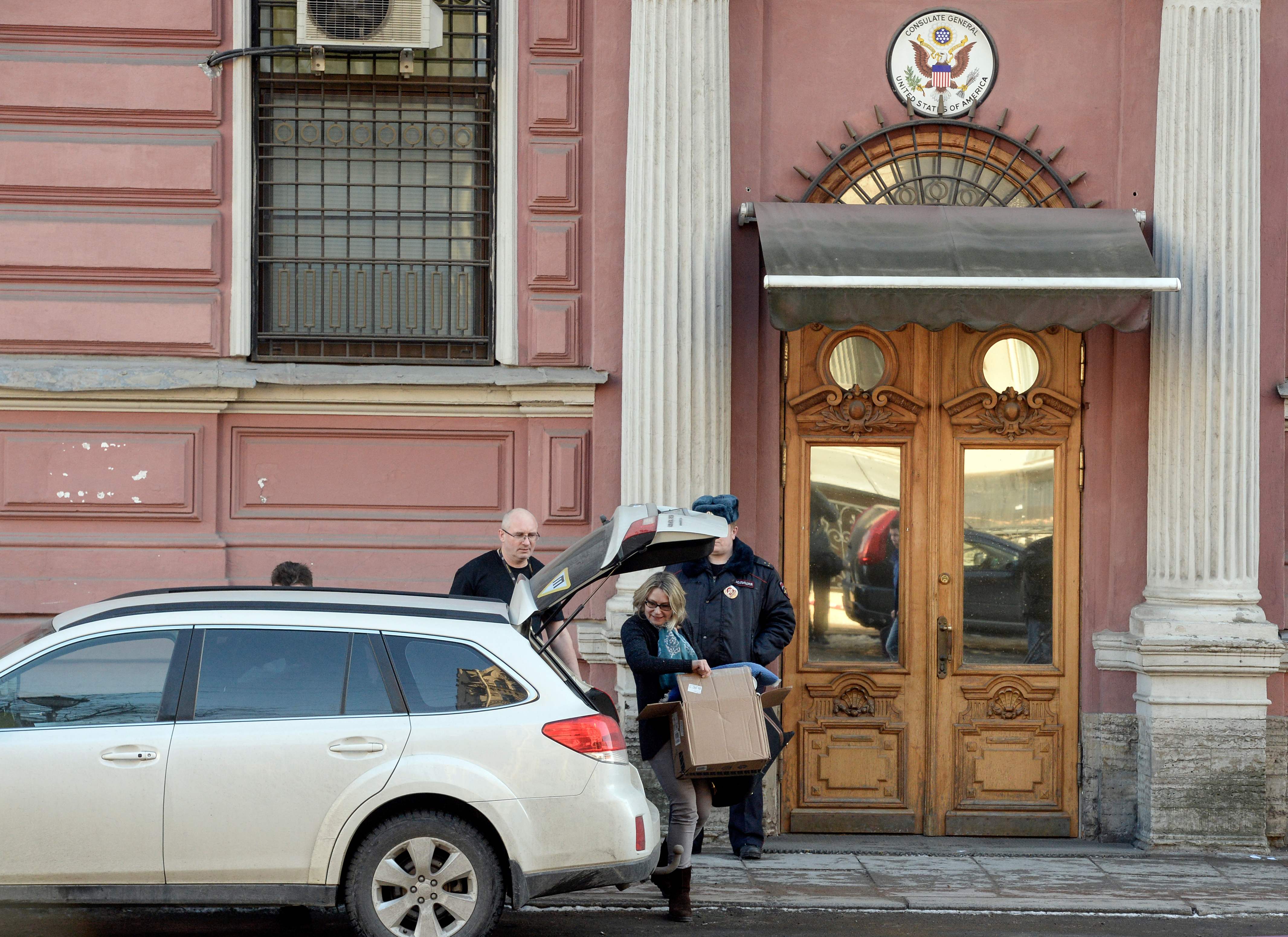 مبنى السفارة الأمريكية فى روسيا