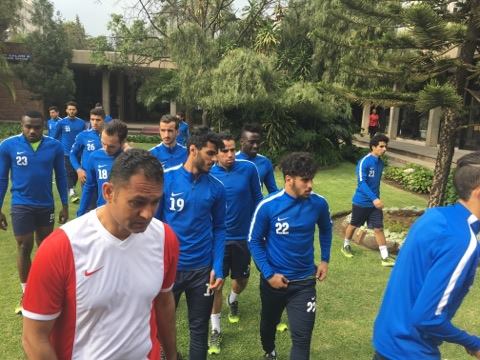 المران الأول للزمالك فى إثيوبيا