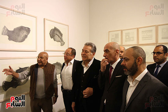 خالد سرورو يفتتح صالون القاهرة بقصر الفنون بالأوبرا (33)