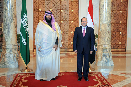 السيسى و محمد بن سلمان بن عبد العزيز (1)