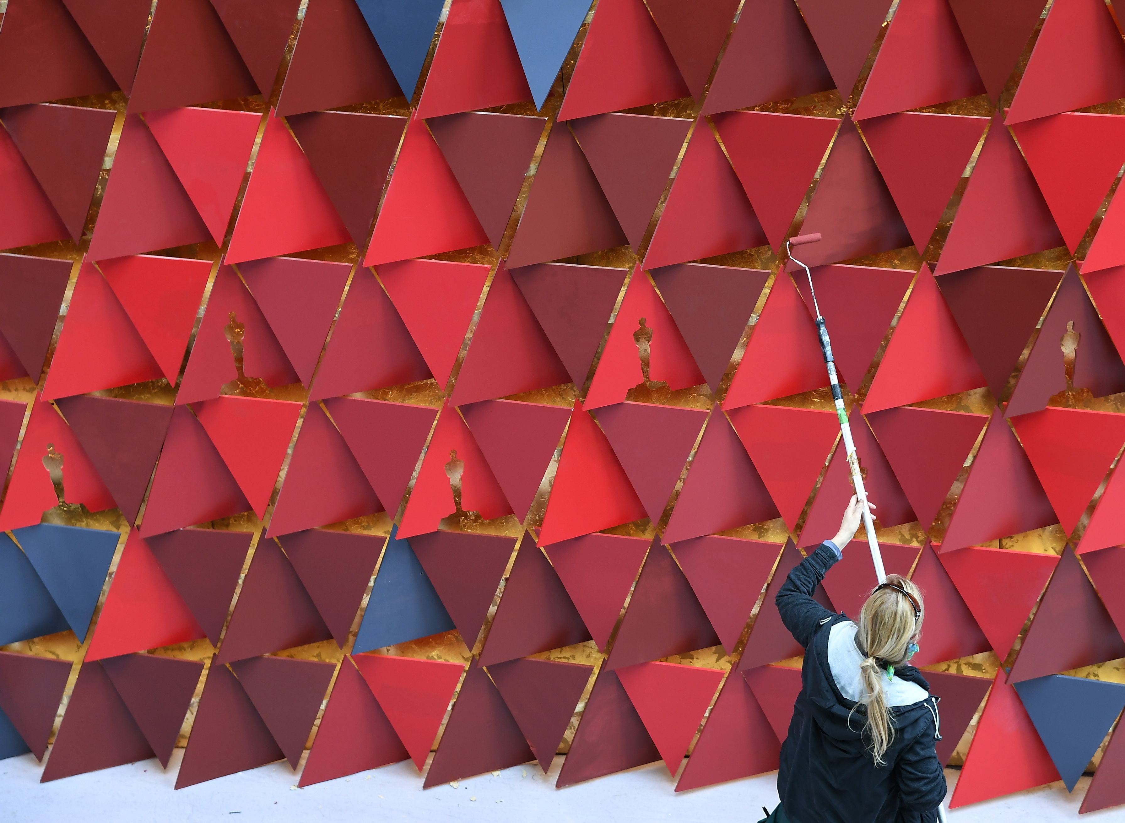 طلاء مدخل مسرح الأوسكار