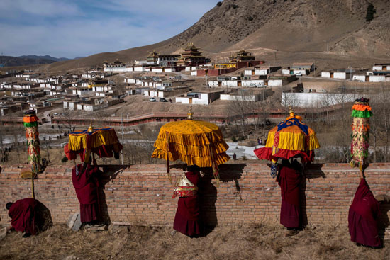 طقوس مهرجان الصلاة الكبير فى التبت