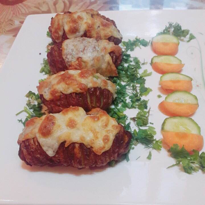 البطاطس بعد الشوى