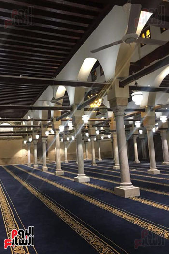 انتهاء ترميم سقف الجامع 