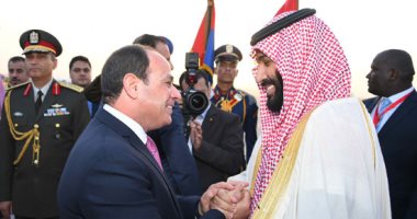 الرئيس عبد الفتاح السيسي والأمير محمد بن سلمان
