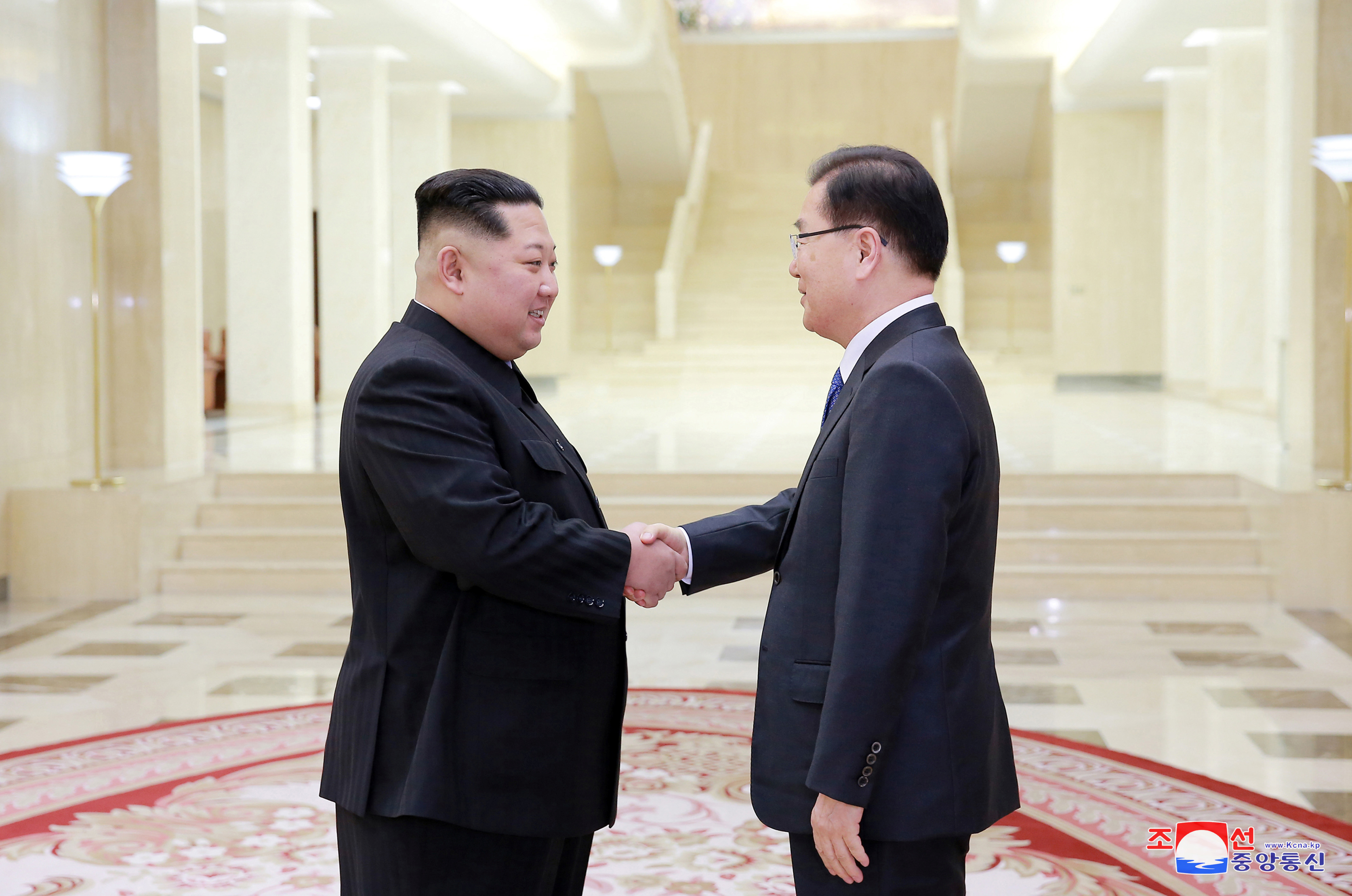 زعيم كوريا الشمالية يلتقى أحد مبعوثى وفد كوريا الجنوبية