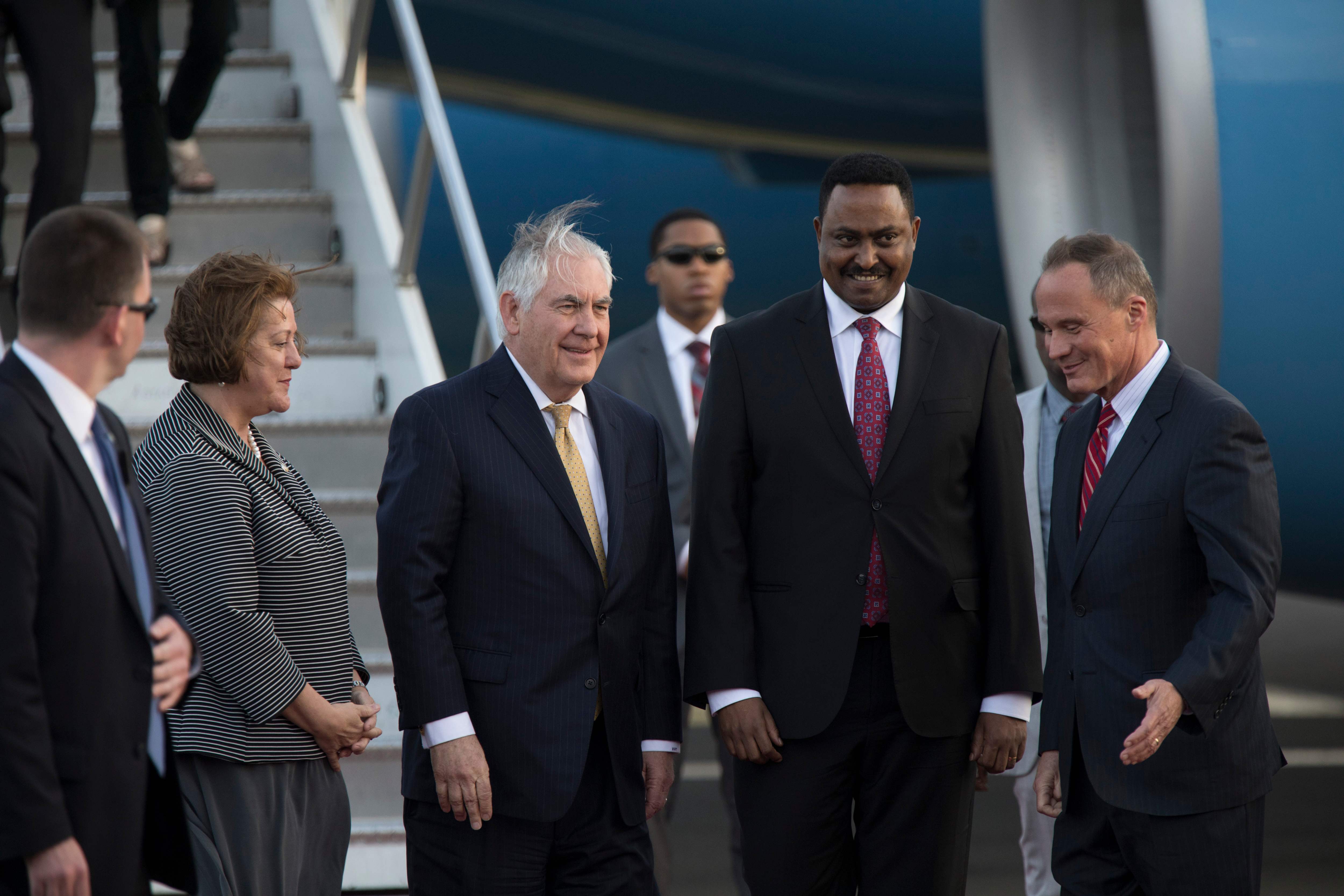 ريكس تيلرسون وزير الخارجية الأمريكي في اثيوبيا