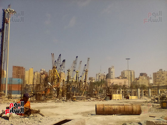 مشروع إنشاء جراج متعدد الطوابق بميناء الإسكندرية (6)