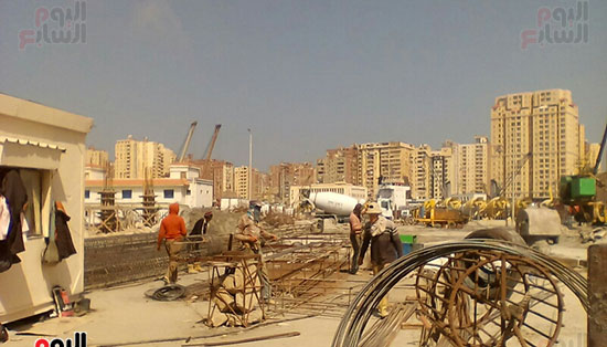 مشروع إنشاء جراج متعدد الطوابق بميناء الإسكندرية (9)