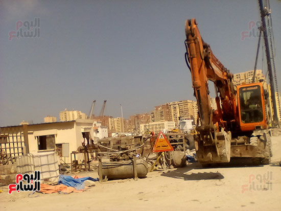 مشروع إنشاء جراج متعدد الطوابق بميناء الإسكندرية (13)