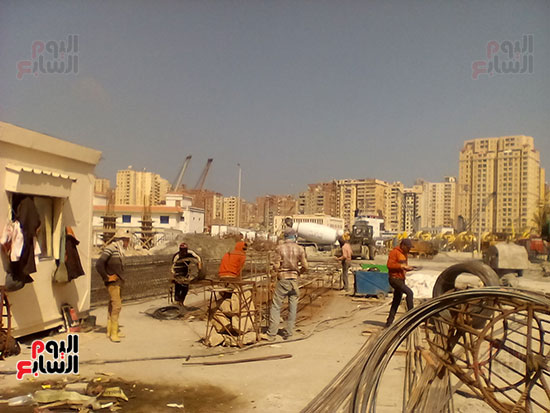مشروع إنشاء جراج متعدد الطوابق بميناء الإسكندرية (4)