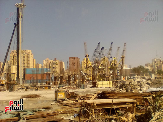 مشروع إنشاء جراج متعدد الطوابق بميناء الإسكندرية (2)