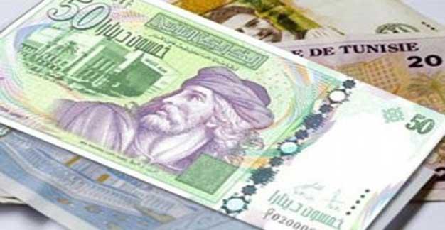 الدينار التونسى يتراجع امام الدولار
