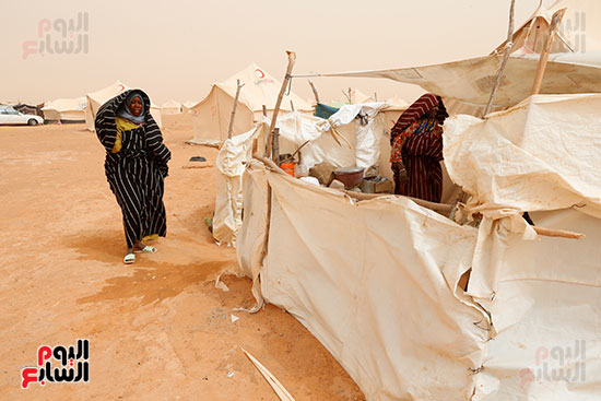 الأسر الليبية المطرودة من مدينة تاورغاء