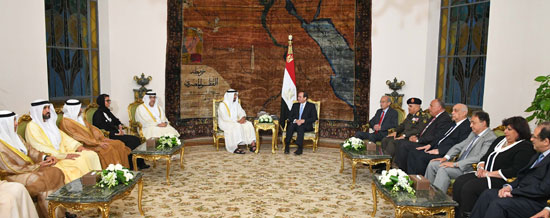 الرئيس السيسي والشيخ محمد بن زايد آل نهيان (1)