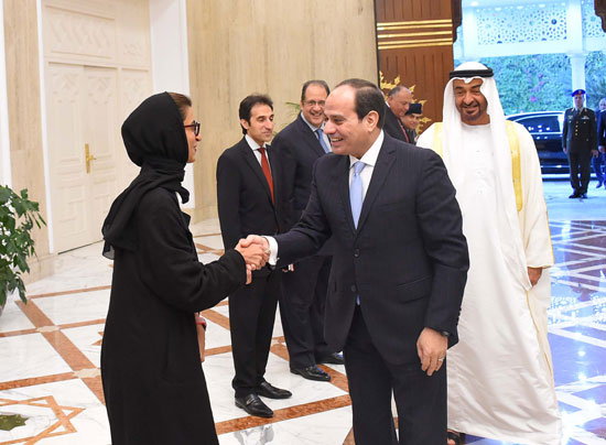الرئيس السيسي والشيخ محمد بن زايد آل نهيان (6)