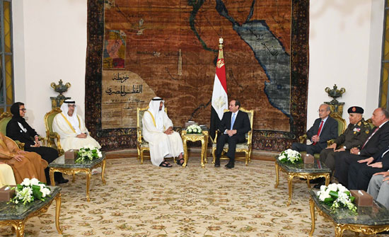 الرئيس السيسي والشيخ محمد بن زايد آل نهيان (2)