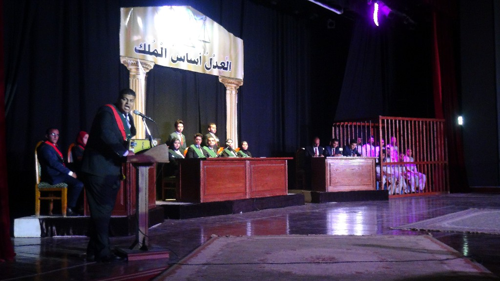 طلاب جامعة المنيا يحاكمون الإخوان (8)