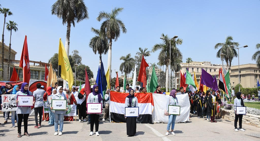 الخشت يفتتح مهرجان الأسر الطلابية بجامعة القاهرة  (9)