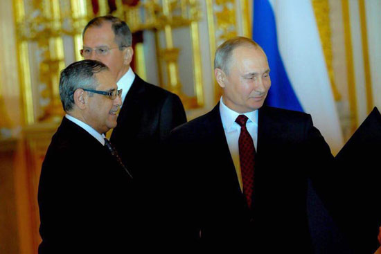 بوتين والسفير المصرى (1)