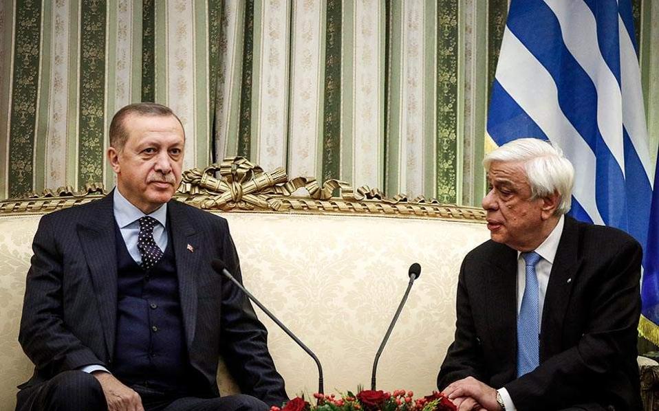 الرئيس اليونانى ورجب طيب اردوغان