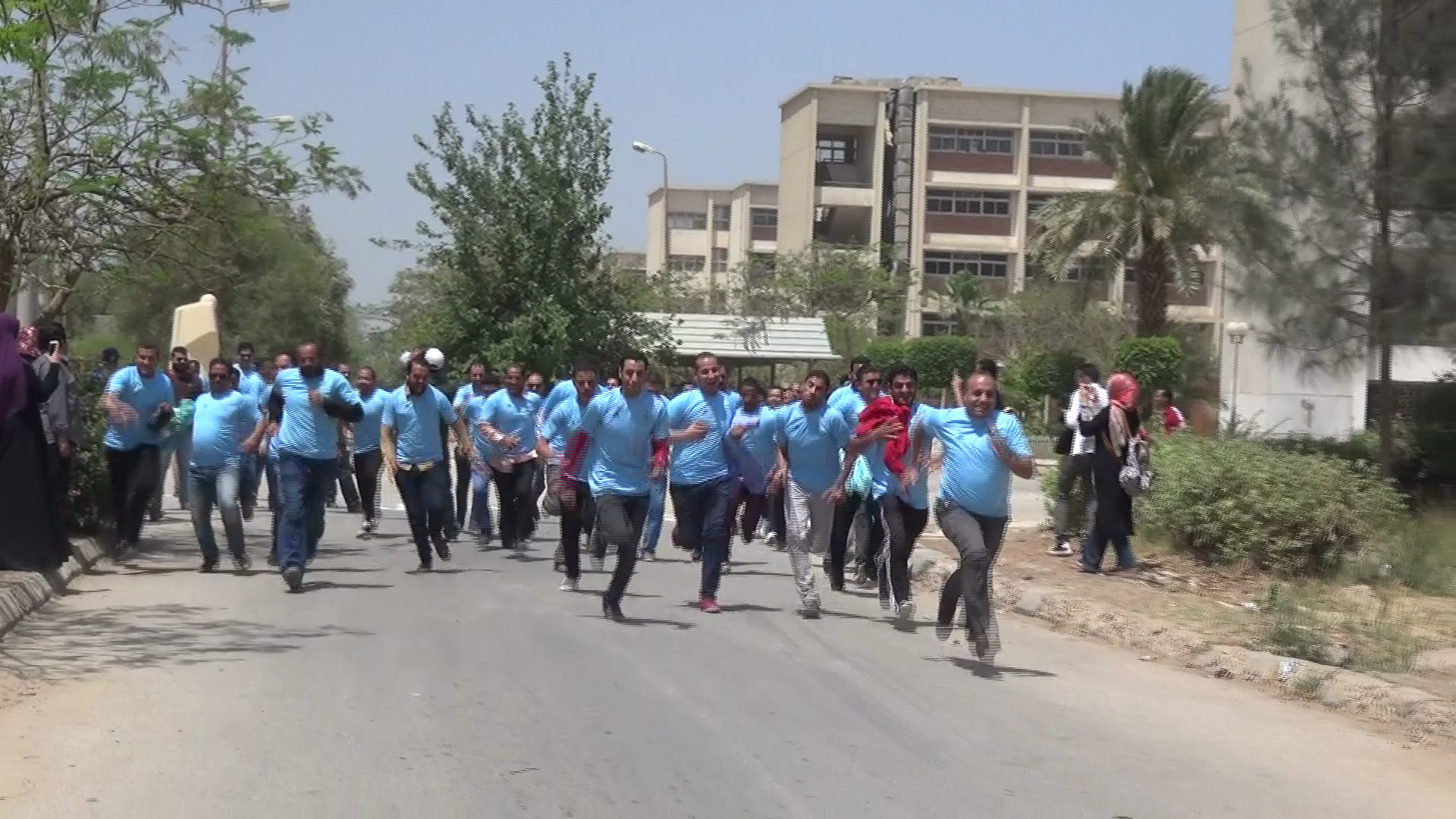 التعليم المفتوح بجامعة المنيا ينظم سباقاً للطريق  (2)