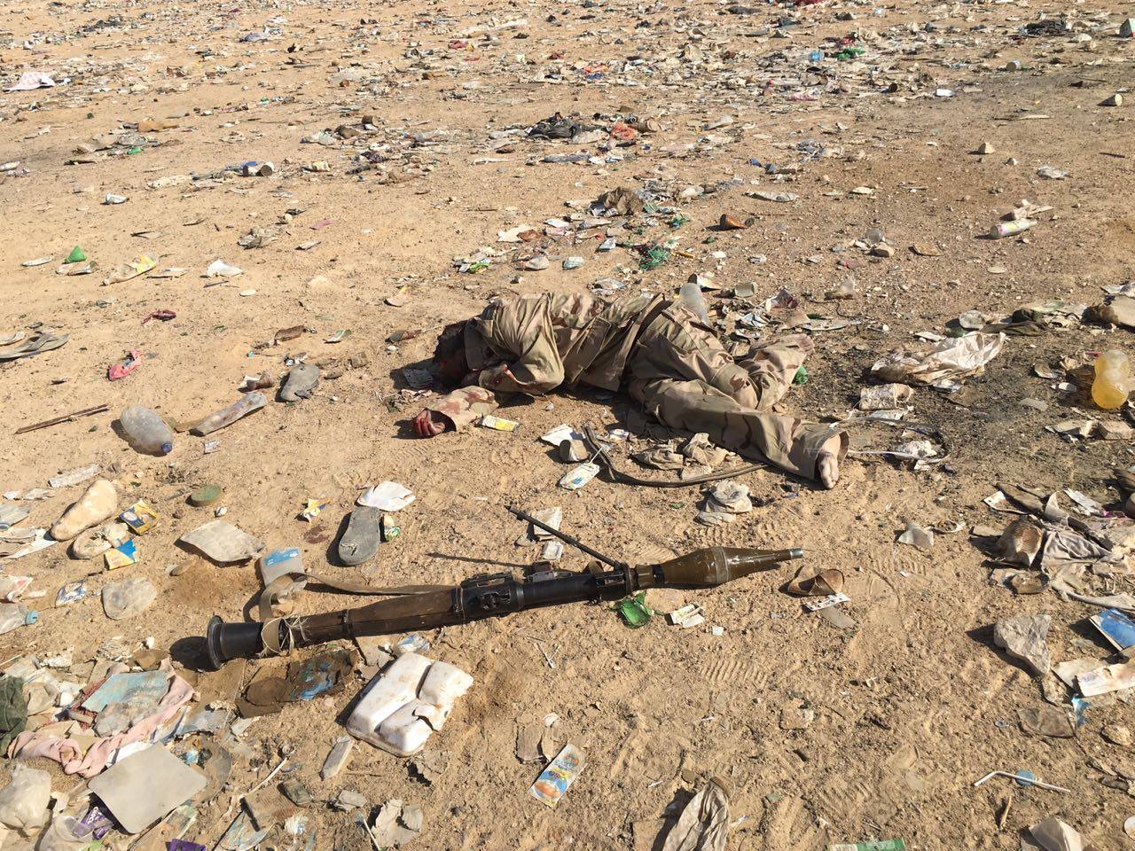 صور إحباط هجوم إرهابى بوسط سيناء (3)