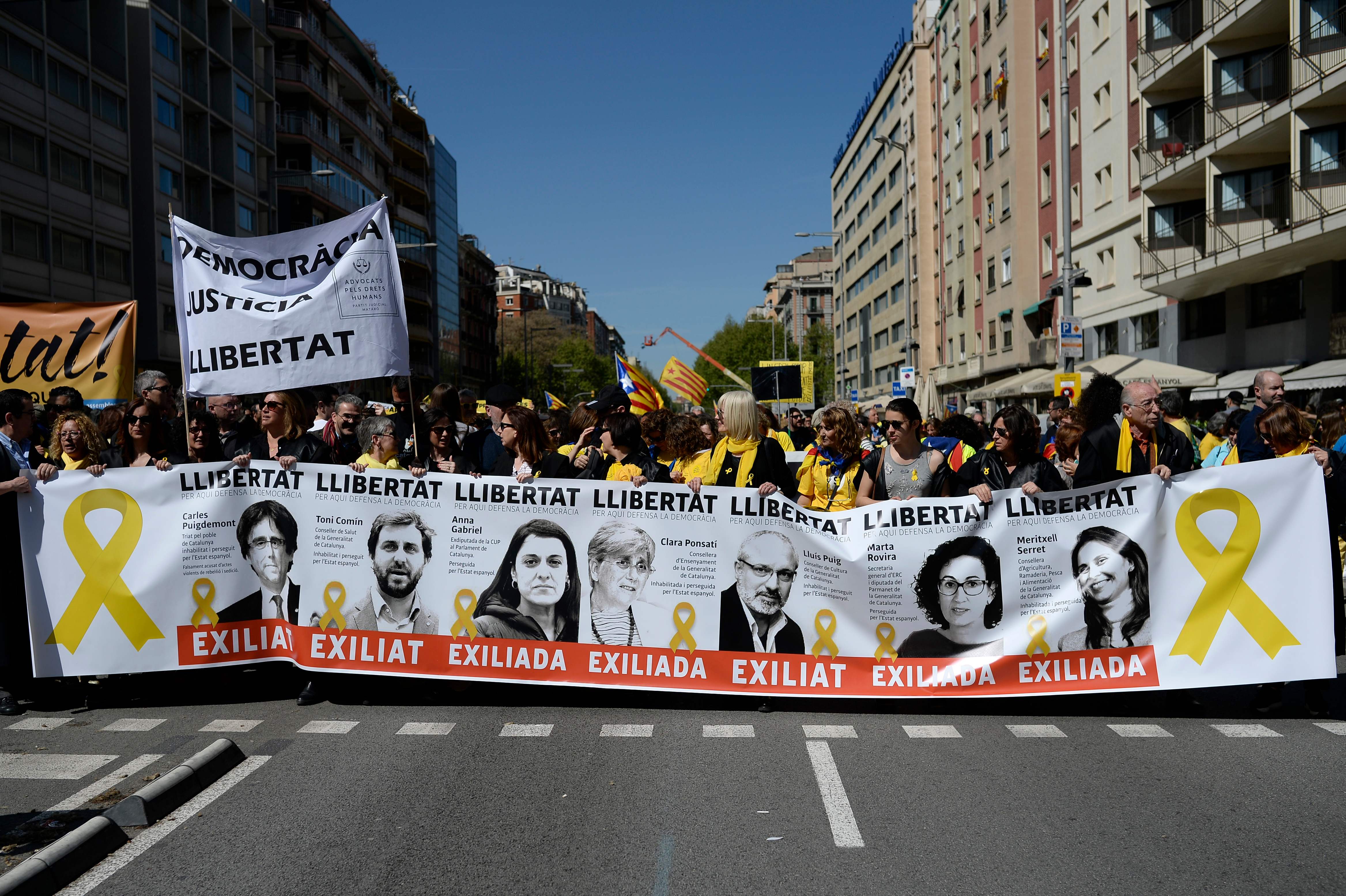 تظاهرات كتالونيا 