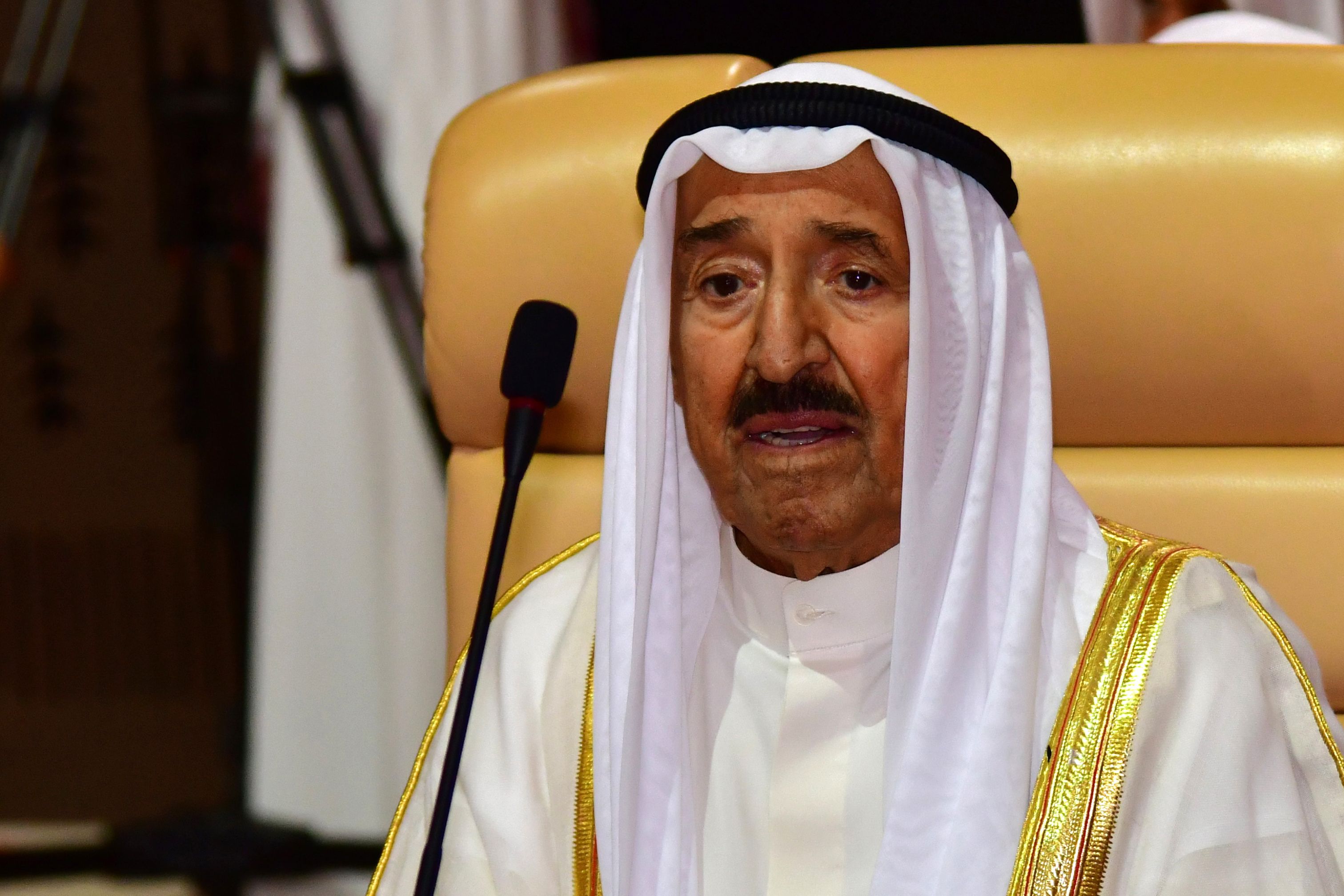 أمير الكويت فى القمة العربية بالسعودية