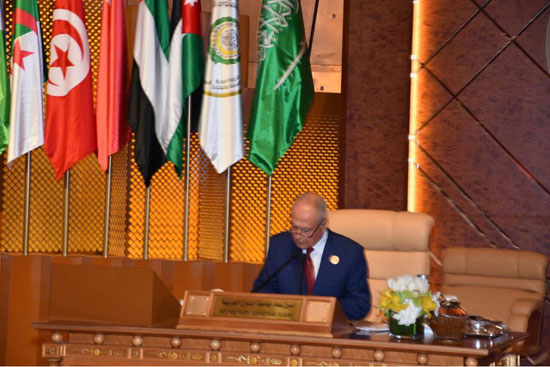 كلمة السفير أحمد أبو الغيط فى القمة العربية بالسعودية