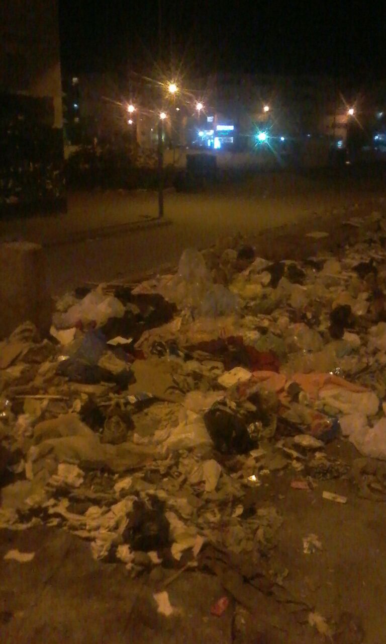 انتشار القمامة بشارع المحمودية