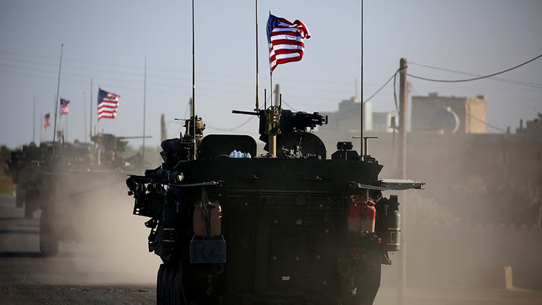 قوات امريكية فى مدينة منبج شمال سوريا