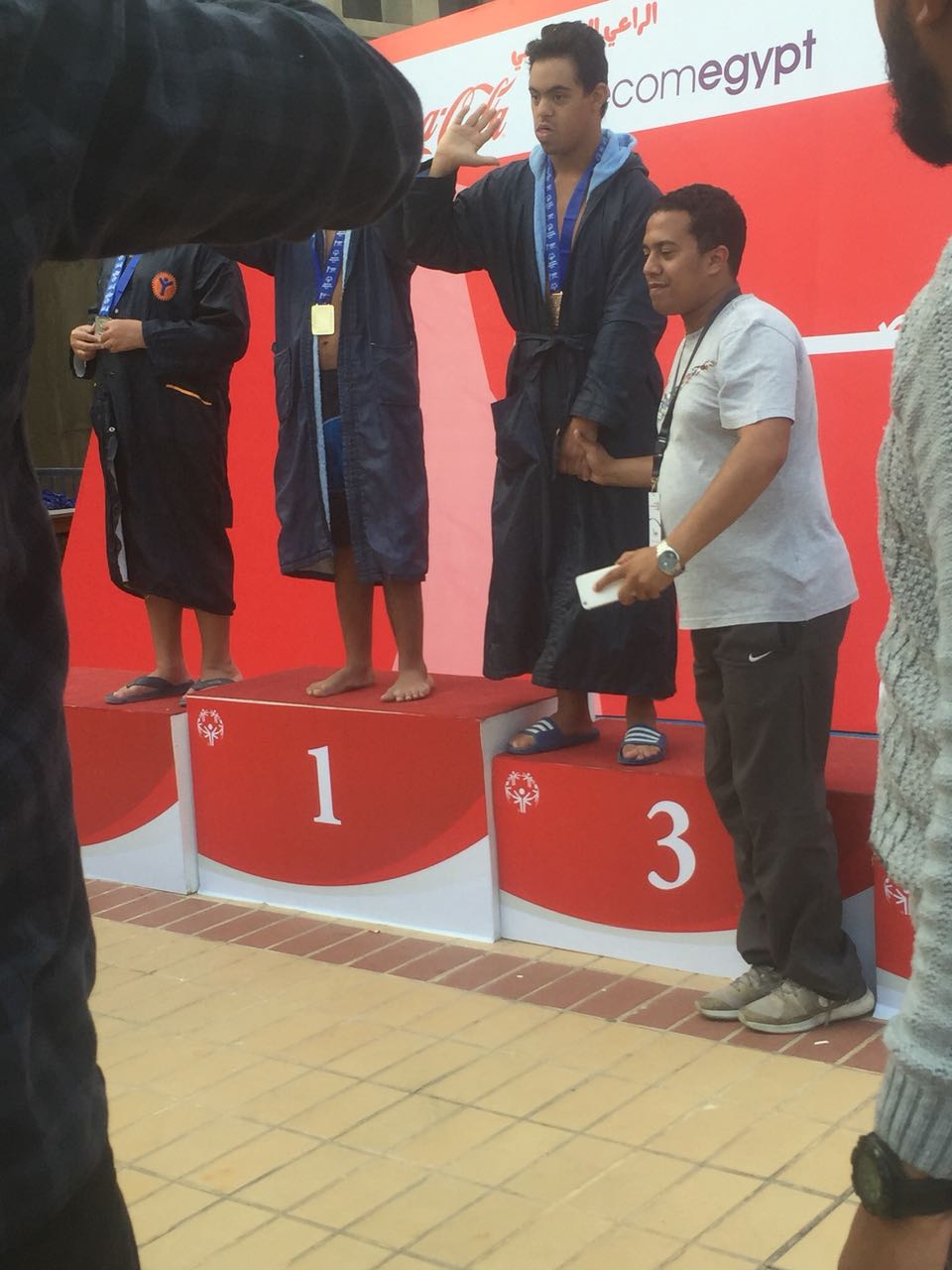 عبد الله أيمن بالميدالية