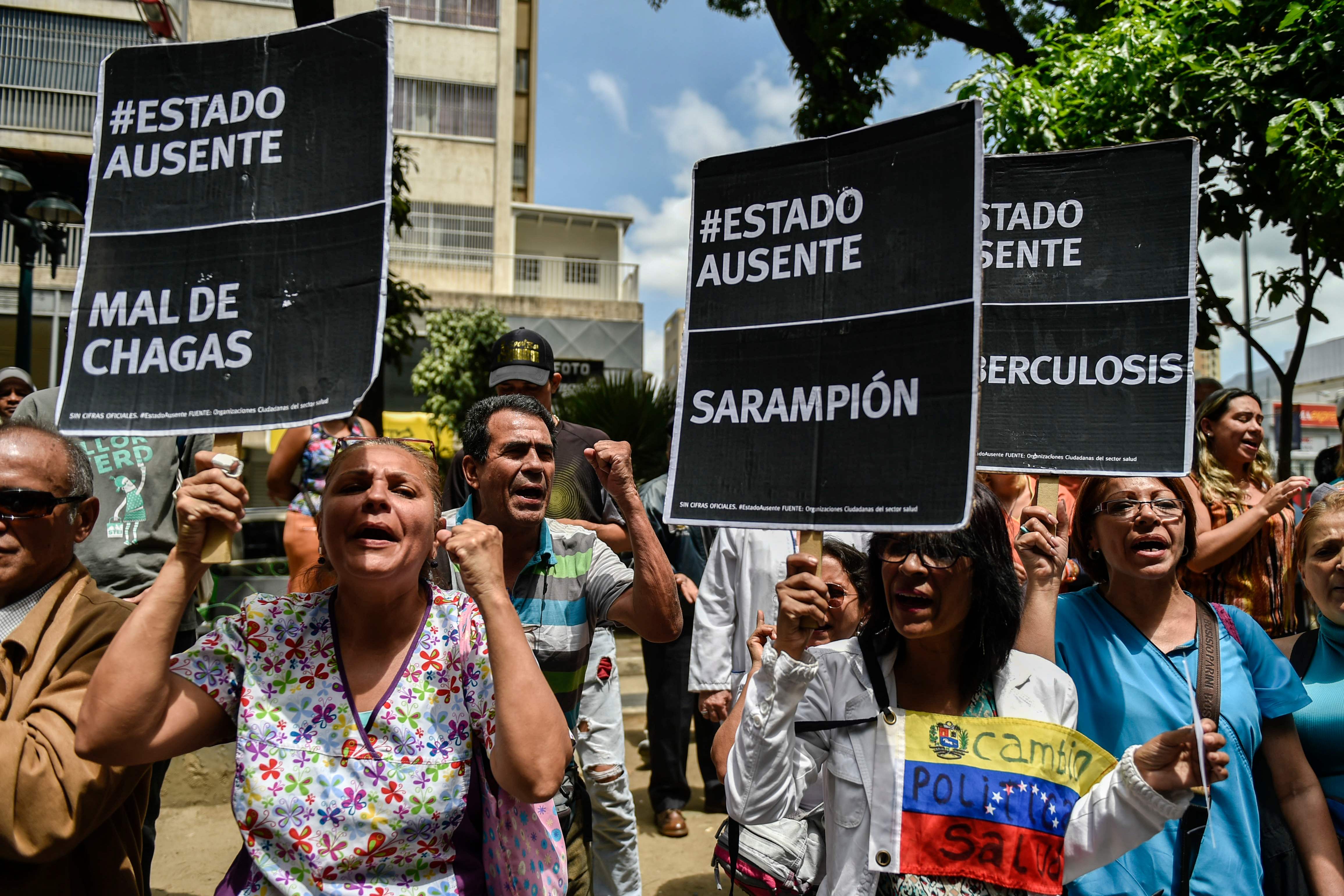 تظاهرات فى كاراكاس