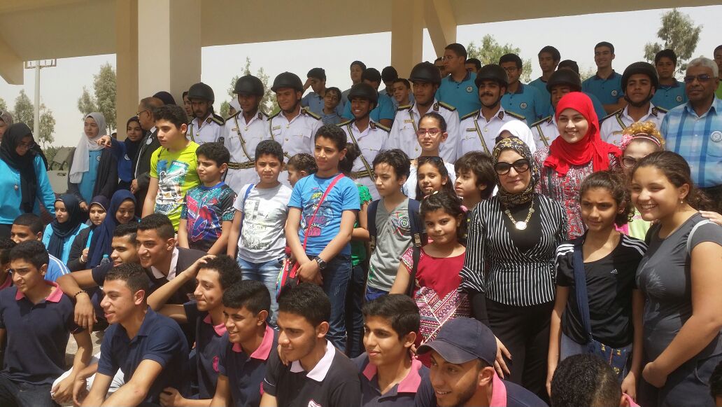 أطفال مكتبة مصر الجديدة داخل اكاديمية الشرطة (3)
