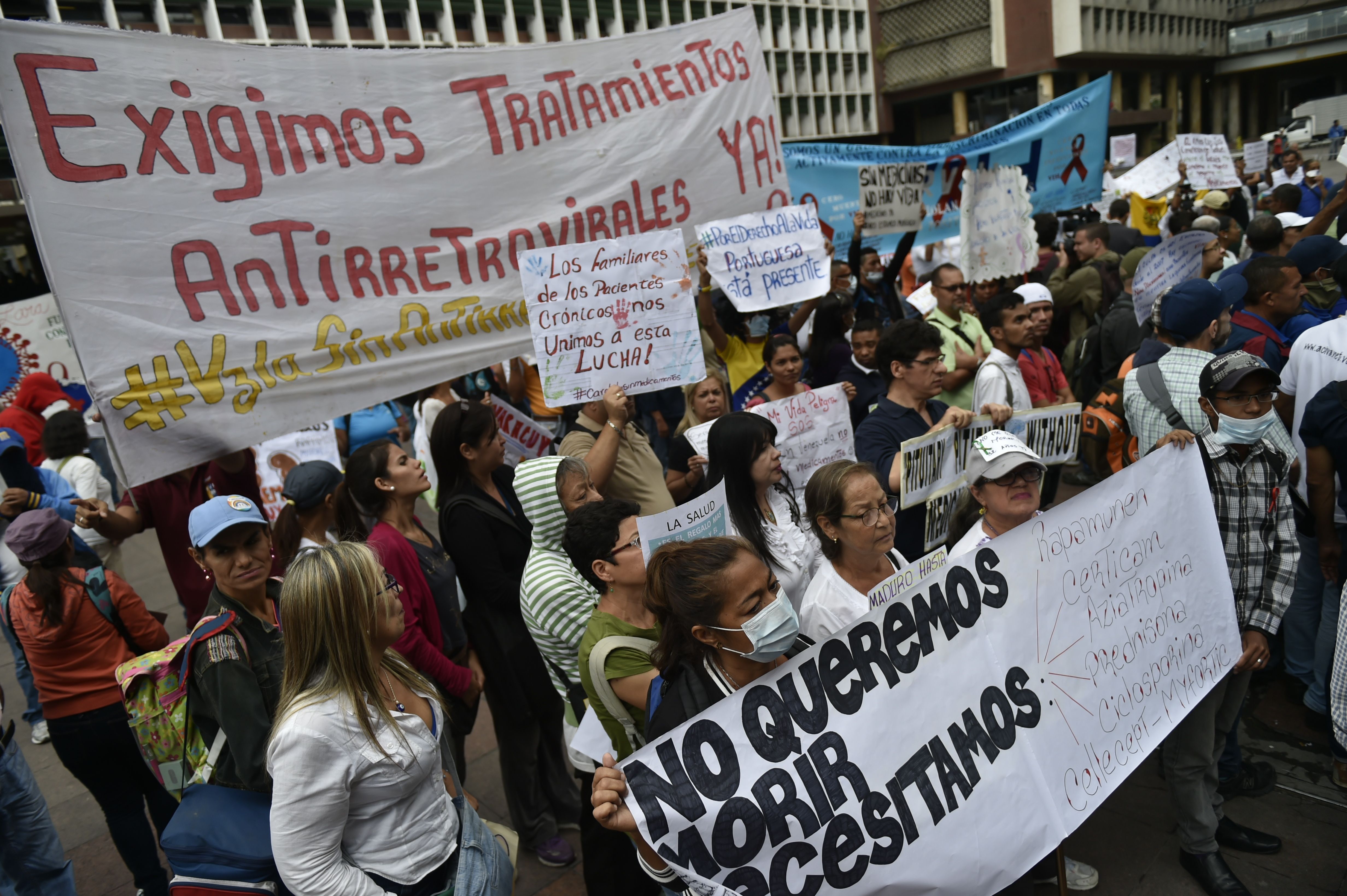 مظاهرات الإيدز في فنزويلا