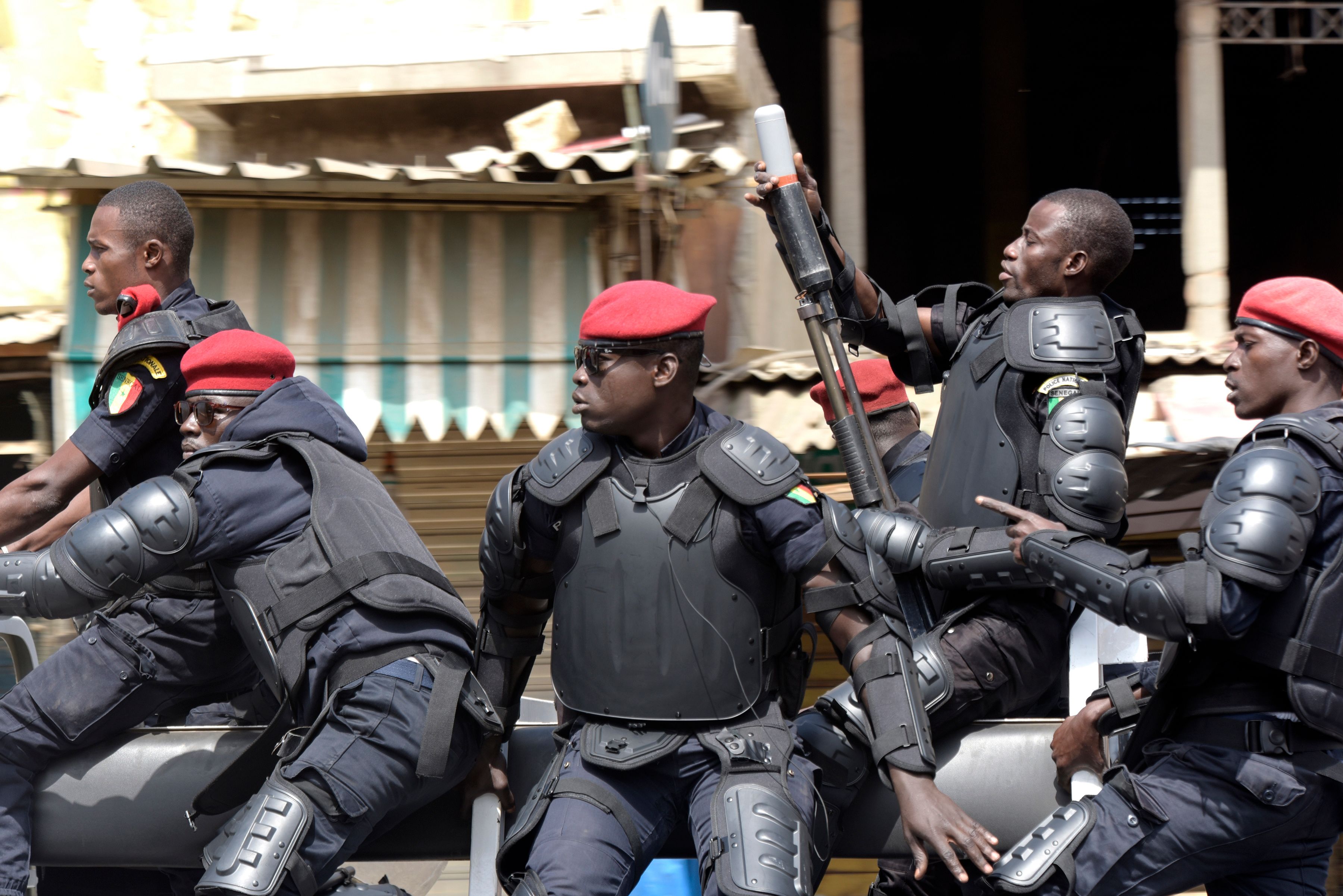 الشرطة السنغالية
