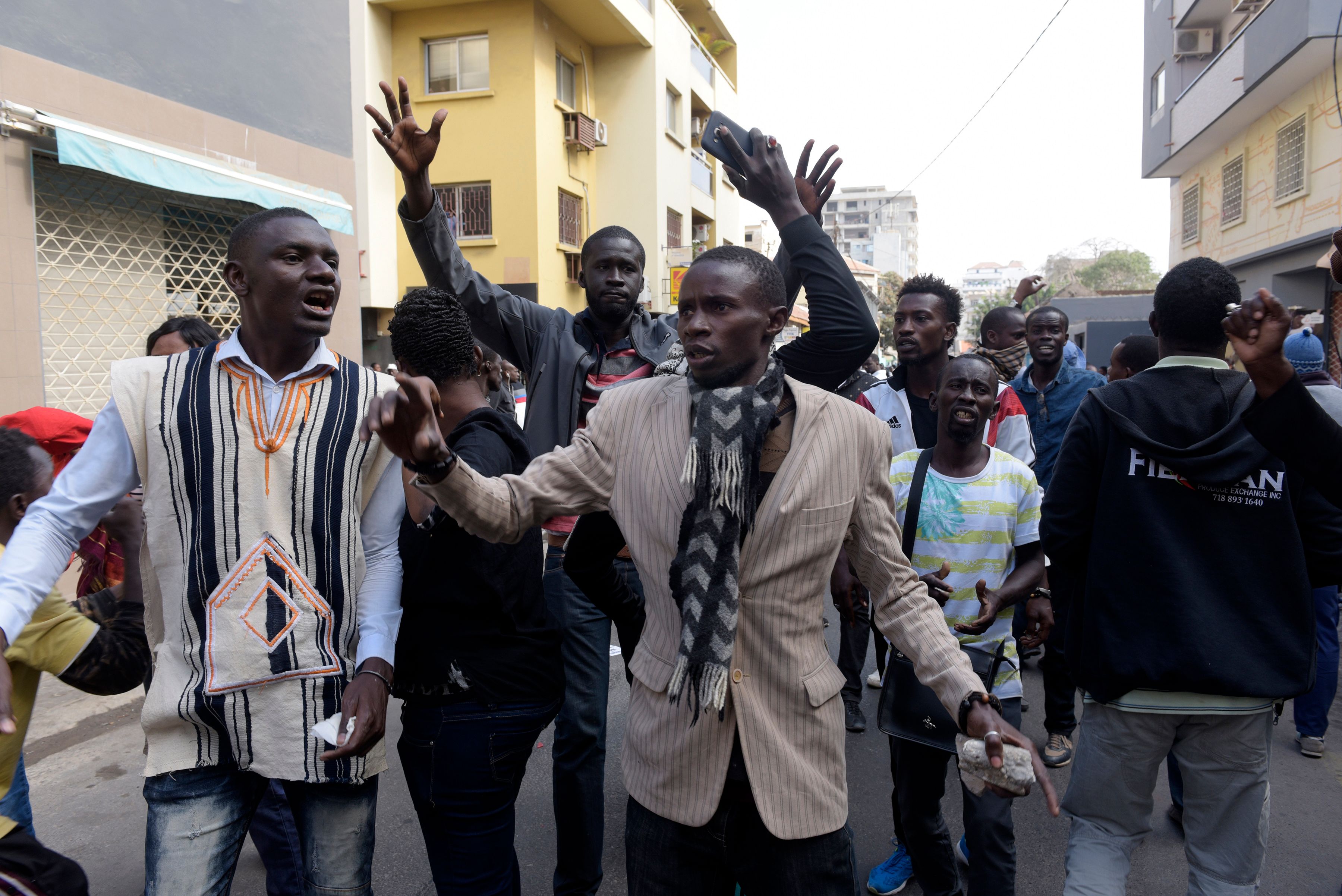 جانب من مظاهرات السنغال