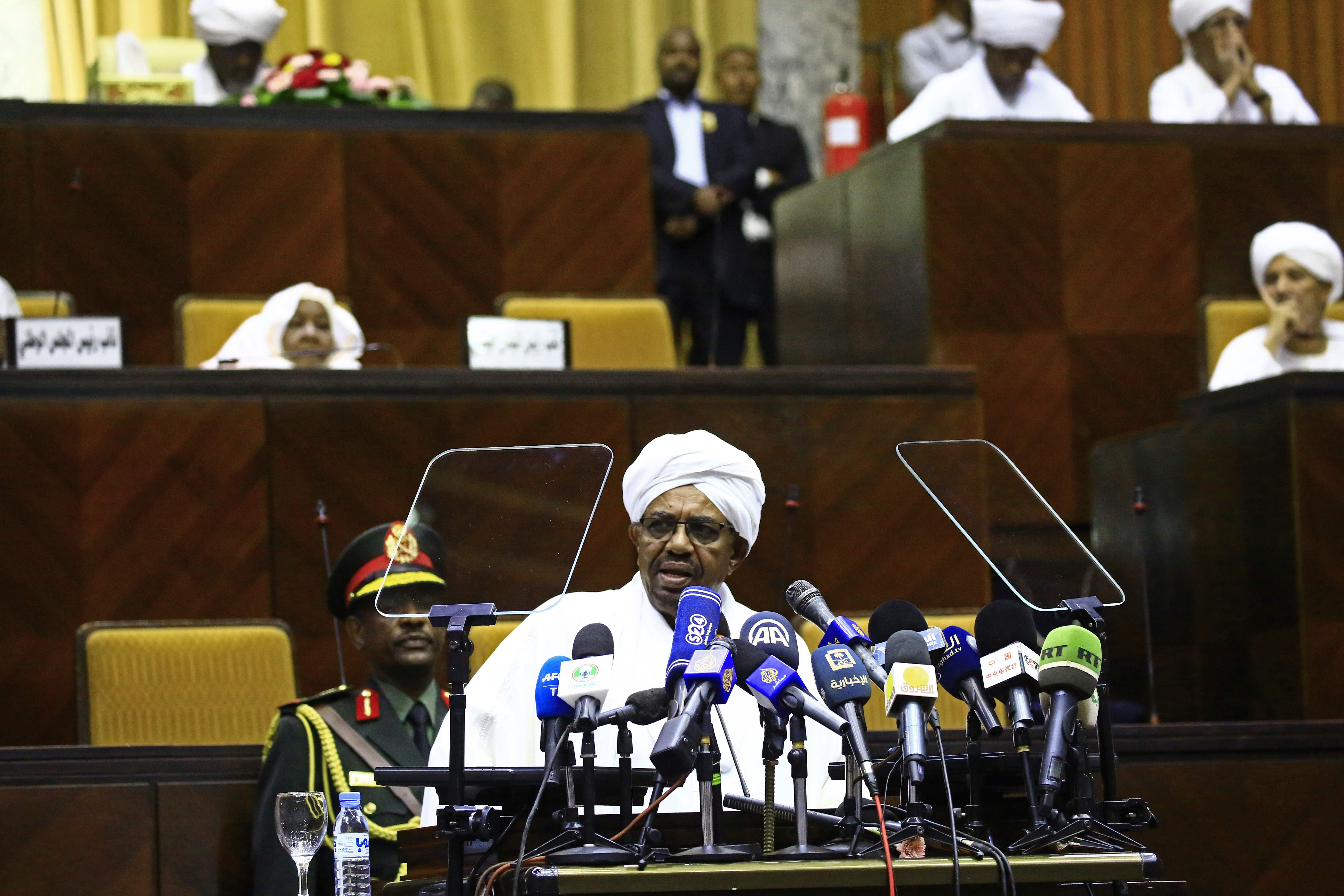 كلمة الرئيس السودانى داخل البرلمان