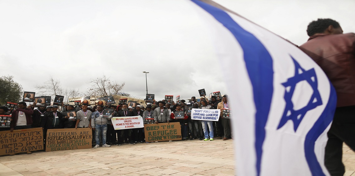 تظاهرات المهاجريون الأفارقة فى إسرائيل