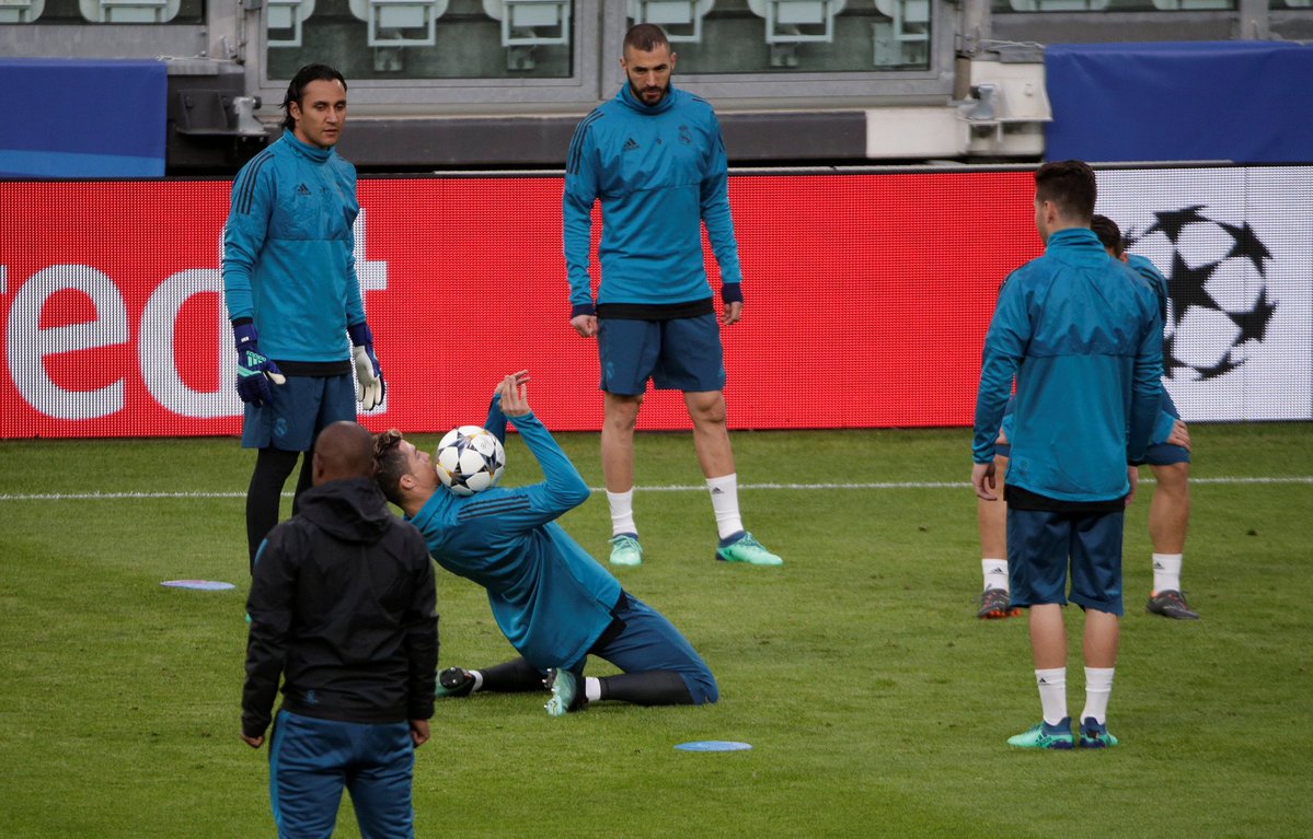 رونالدو يتألق فى تدريبات ريال مدريد
