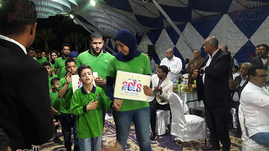 أطفال التوحد خلال الاحتفال