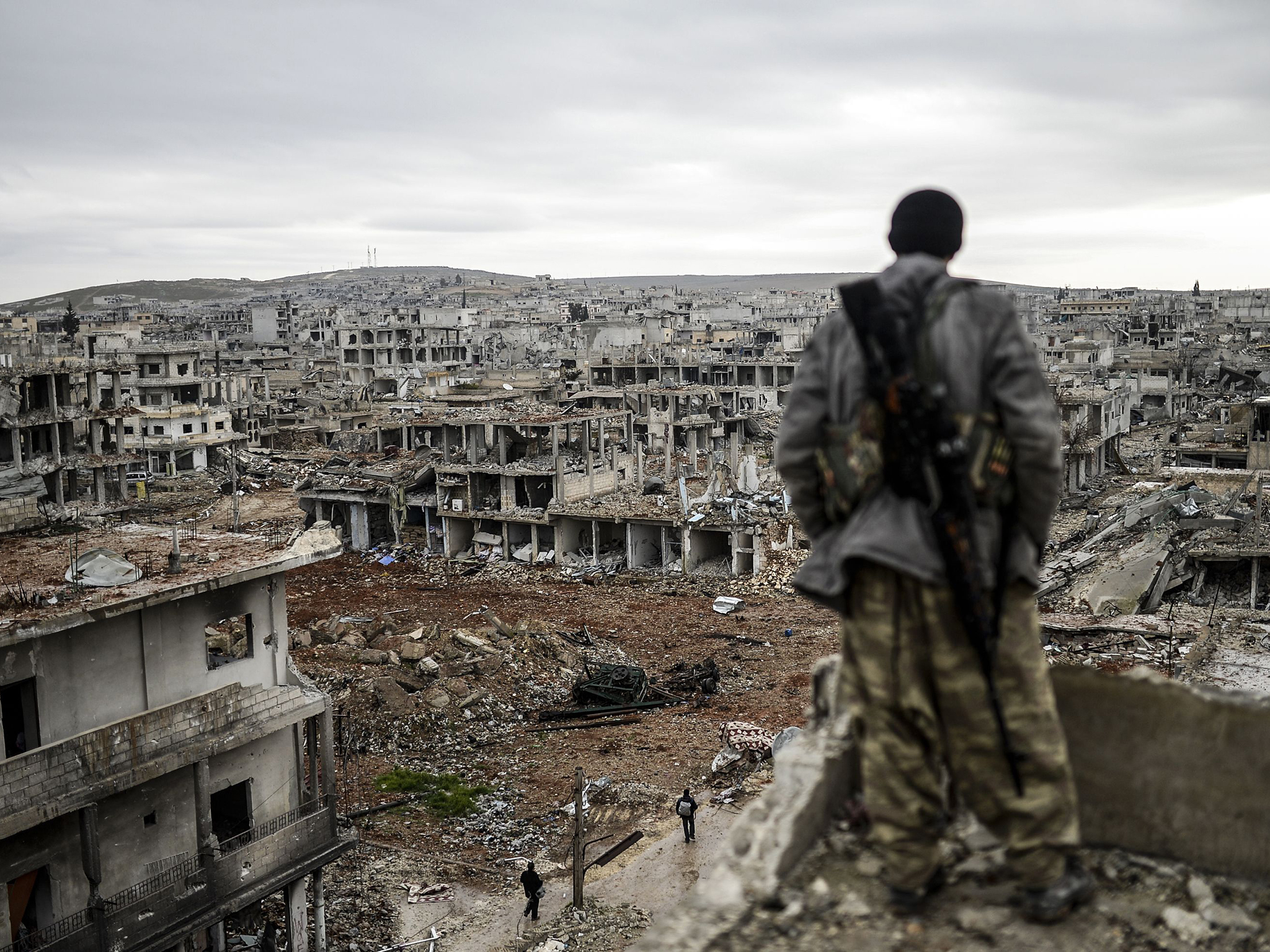 7- دمرت الحرب البنية التحتية لمعظم المدن السورية
