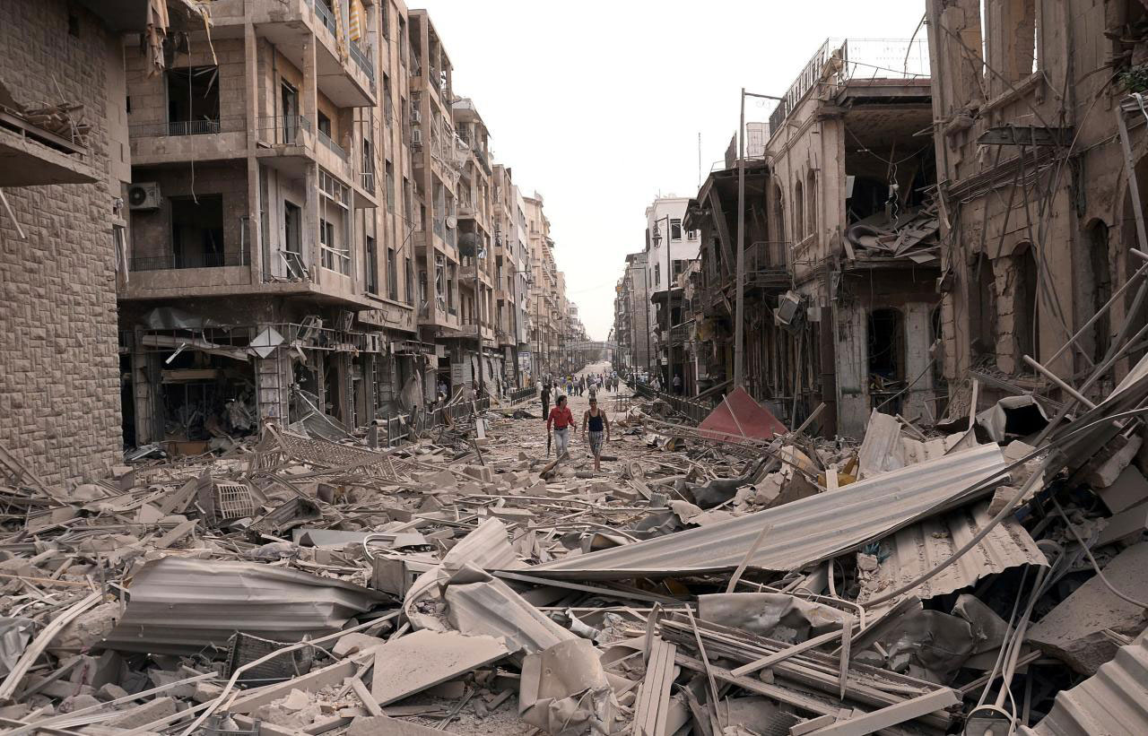 10- مدينة حلب اثناء الحرب