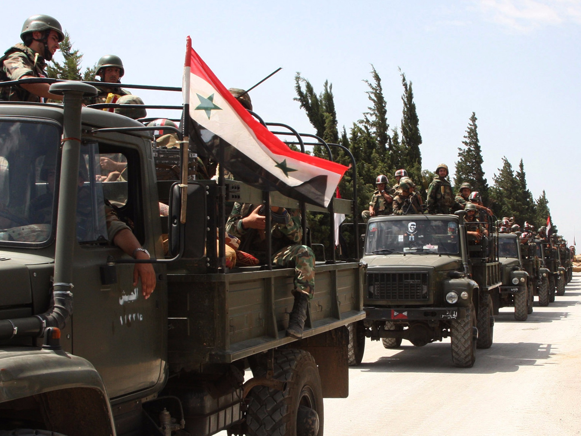 4- الجيش السورى ينتشر فى مدينة درعا