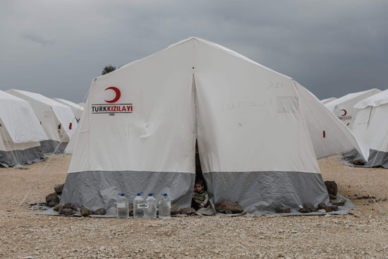 مخيم للاجئين السوريين شمال البلاد