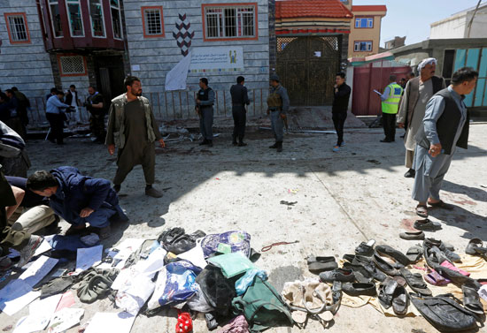 متعلقات ضحايا تفجير أفغانستان