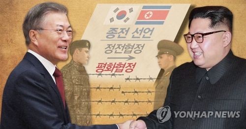 زعماء كوريا الشمالية والجنوبية